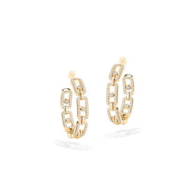         Gelbgold, Ohrringe, Messika Move Link Creolen 12716-YG
