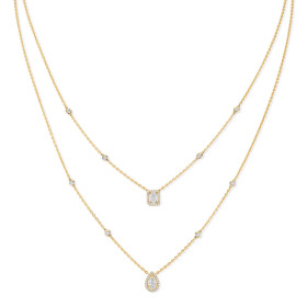         Gelbgold, Halsschmuck, Messika My Twin 2 Rows Collier 06506-YG