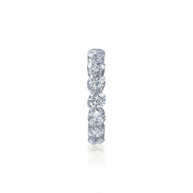 Weißgold, Ringe, Heinz Mayer Memoirering in ganzer Krappenfassung M4864-M4870