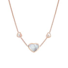 Roségold, Halsschmuck, Chopard Happy Hearts Halskette 81A082-5301