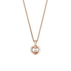 Roségold, Halsschmuck, Chopard Happy Diamonds Icons Anhänger 79A054-5001