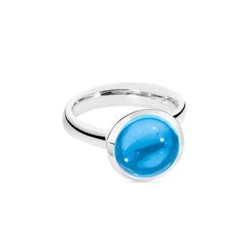 Weißgold, Ringe, Tamara Comolli BOUTON Ring large Swiss Topas R-BOU-l-ToSw-wg