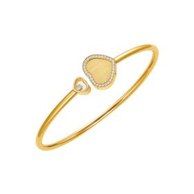 Gelbgold, Armschmuck, Chopard Happy Hearts Golden Hearts Armreif 85A107-0920