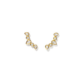 Gelbgold, Ohrringe, Tamara Comolli SIGNATURE Ohrringe Crawler Classic, Ref: E-SIG-Cra-Cl-yg