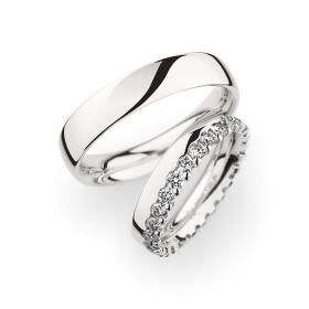 Ringe, Platin, Christian Bauer Trauring-Set 0246734-0270957