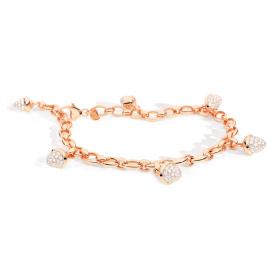 Armschmuck, Roségold, Tamara Comolli MIKADO Charm Diamant Pavé Armband B-MC-ch-p-rg