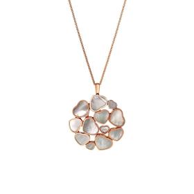 Roségold, Halsschmuck, Chopard Happy Hearts Cocktail Halskette mit Anhänger 79A483-5301