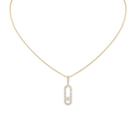         Gelbgold, Halsschmuck, Messika Move Uno GM Kette  12058-YG