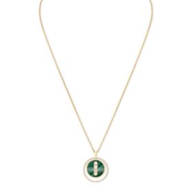 Gelbgold, Halsschmuck, Messika Lucky Move MM Malachit 10840-YG