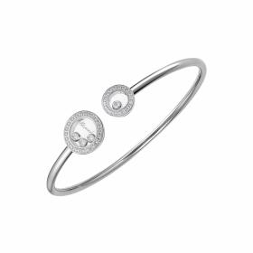 Weißgold, Armschmuck, Chopard Happy Diamonds Icons Armreif 85A618-1200