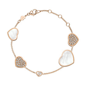         Roségold, Armschmuck, Chopard Happy Hearts Armband 857482-5036
