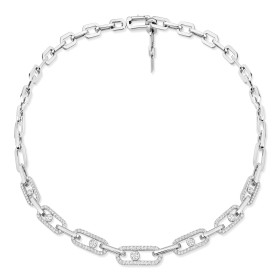        Weißgold, Halsschmuck, Messika Move Link Halskette 14042-WG