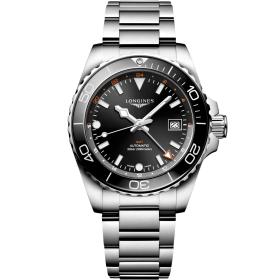 Unisex, Longines HYDROCONQUEST GMT L3.790.4.56.6