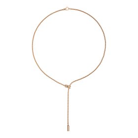 Roségold, Halsschmuck, FOPE Verstellbare Aria Halskette 89103FX_BN_R_RRX_041