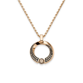         Roségold, Halsschmuck, Leo Wittwer Candlelight Anhänger 21-1024073-5000