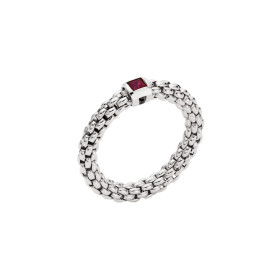 Weißgold, Ringe, FOPE Souls Flex'it Ring mit Rubin 09E08AX_B4_B_XBX_0XS