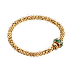         Gelbgold, Armschmuck, FOPE Solo Flex'it Armband 61206BX_P6_G_GRX_0XS