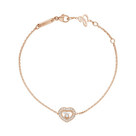         Roségold, Armschmuck, Chopard Happy Diamonds Icons Armband 85A054-5201