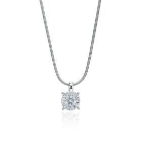 Weißgold, Halsschmuck, Heinz Mayer Solitage® Collier 11354-1027-19a
