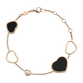 Roségold, Armschmuck, Chopard Happy Hearts Armband 857482-5021