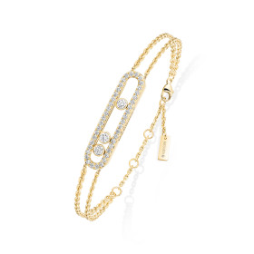         Gelbgold, Armschmuck, Messika Move Classique Pavé Armband 03995-YG