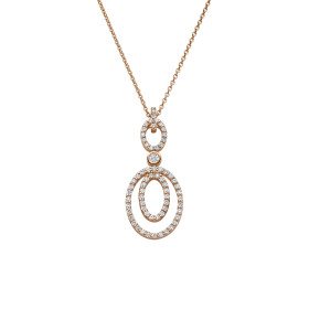 Roségold, Halsschmuck, Leo Wittwer Panta rhei® Anhänger 21-0979073-1000