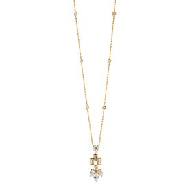 Roségold, Halsschmuck, Hans D. Krieger Anhänger mit Kette 111.2313.01.9