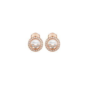         Roségold, Ohrringe, Chopard Happy Diamonds Icons Ohrringe 83A018-5201