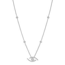 Messika Lange Lucky Eye Halskette 11569-WG