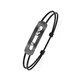 Titan, Armschmuck, Messika Move Titanium XL Armband mit Schnur 13466-TG