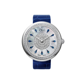 Jacob&Co BRILLANT STEEL BLUE 38MM QZ ED999 BQ020.10.RO.KF.ABALA