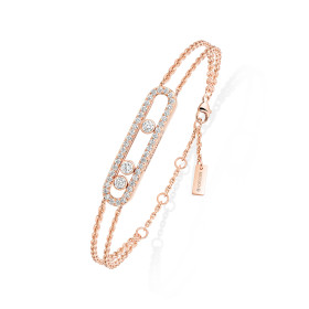         Roségold, Armschmuck, Messika Move Classique Pavé Armband 03995-PG