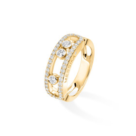         Gelbgold, Ringe, Messika Move Classique Pavé Ring 04000-YG
