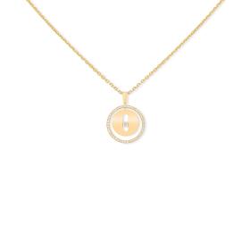 Gelbgold, Halsschmuck, Messika Lucky Move PM Collier 07396-YG