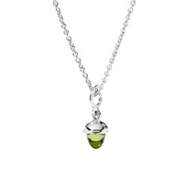 Weißgold, Halsschmuck, Tamara Comolli MiniMIKADO Anhänger mit Peridot P-mMC-Per-wg