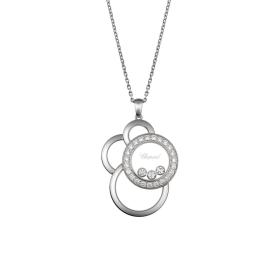 Weißgold, Halsschmuck, Chopard Happy Dreams Halskette mit Anhänger 799769-1002