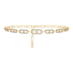 Gelbgold, Halsschmuck, Messika Move Uno Multi-Choker Kette 12010-YG
