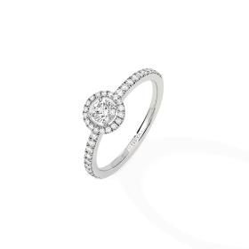Weißgold, Ringe, Messika Joy Diamant Rond Ring 04163-WG
