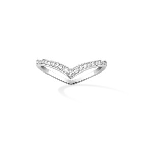 Weißgold, Ringe, Messika Fiery Diamant-Ehering, Ref: 12088-WG