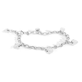 Armschmuck, Weißgold, Tamara Comolli MIKADO Charm Diamant Pavé Armband B-MC-ch-p-wg