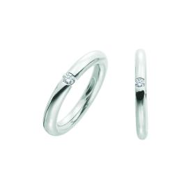 Weißgold, Ringe, Heinz Mayer Solitairring 0.25ct E1682