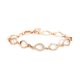         Roségold, Armschmuck, Tamara Comolli SIGNATURE Armband Small B-Sig-s-1pl-rg
