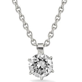 Weißgold, Halsschmuck, Hans D. Krieger Flame Anhänger mit Kette 112.2830.03.2