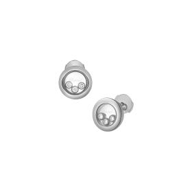 Weißgold, Ohrringe, Chopard Happy Diamonds Icons Ohrstecker 83A018-1001