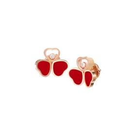 Roségold, Ohrringe, Chopard Happy Hearts Wings Ohrstecker 83A083-5801