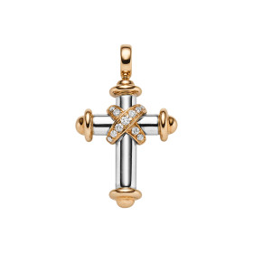 Weißgold, Halsschmuck, Leo Wittwer Crosses Anhänger 21-0915776-1000