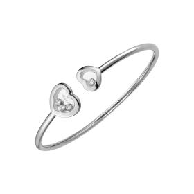 Weißgold, Armschmuck, Chopard Happy Diamonds Icons Armreif 85A614-1000