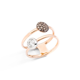 Roségold, Ringe, Pomellato Sabbia Ring, Ref: PAC3051O6BWRDB0BR