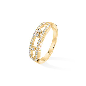         Gelbgold, Ringe, Messika Baby Move Classique Pavé Ring 04683-YG