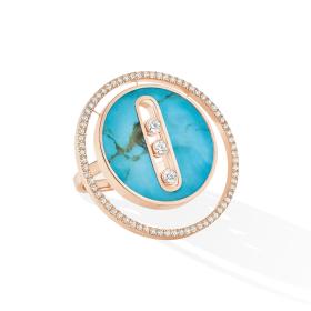 Roségold, Ringe, Messika Lucky Move Ring GM Türkis 11721-PG